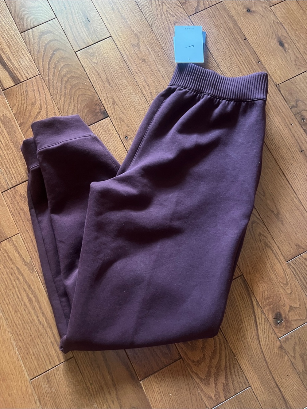 Nike Women's purple Track Joggers with Ribbed Waistband
